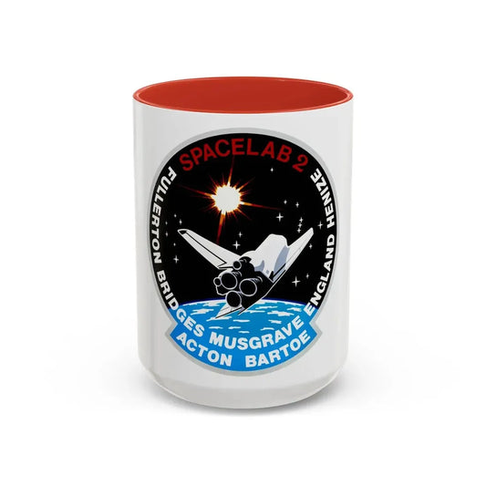 STS 51 f (NASA) Accent Coffee Mug 15oz Red - Go Mug Yourself