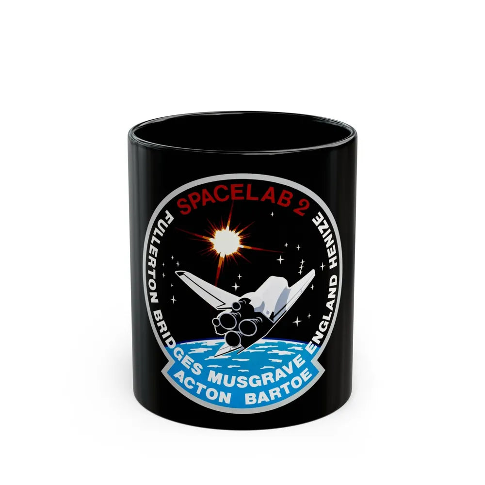 STS 51 f (NASA) Black Coffee Mug-11oz-Go Mug Yourself