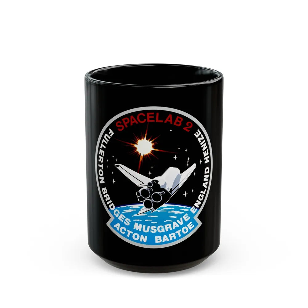 STS 51 f (NASA) Black Coffee Mug-15oz-Go Mug Yourself