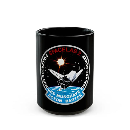 STS 51 f (NASA) Black Coffee Mug 15oz - Go Mug Yourself
