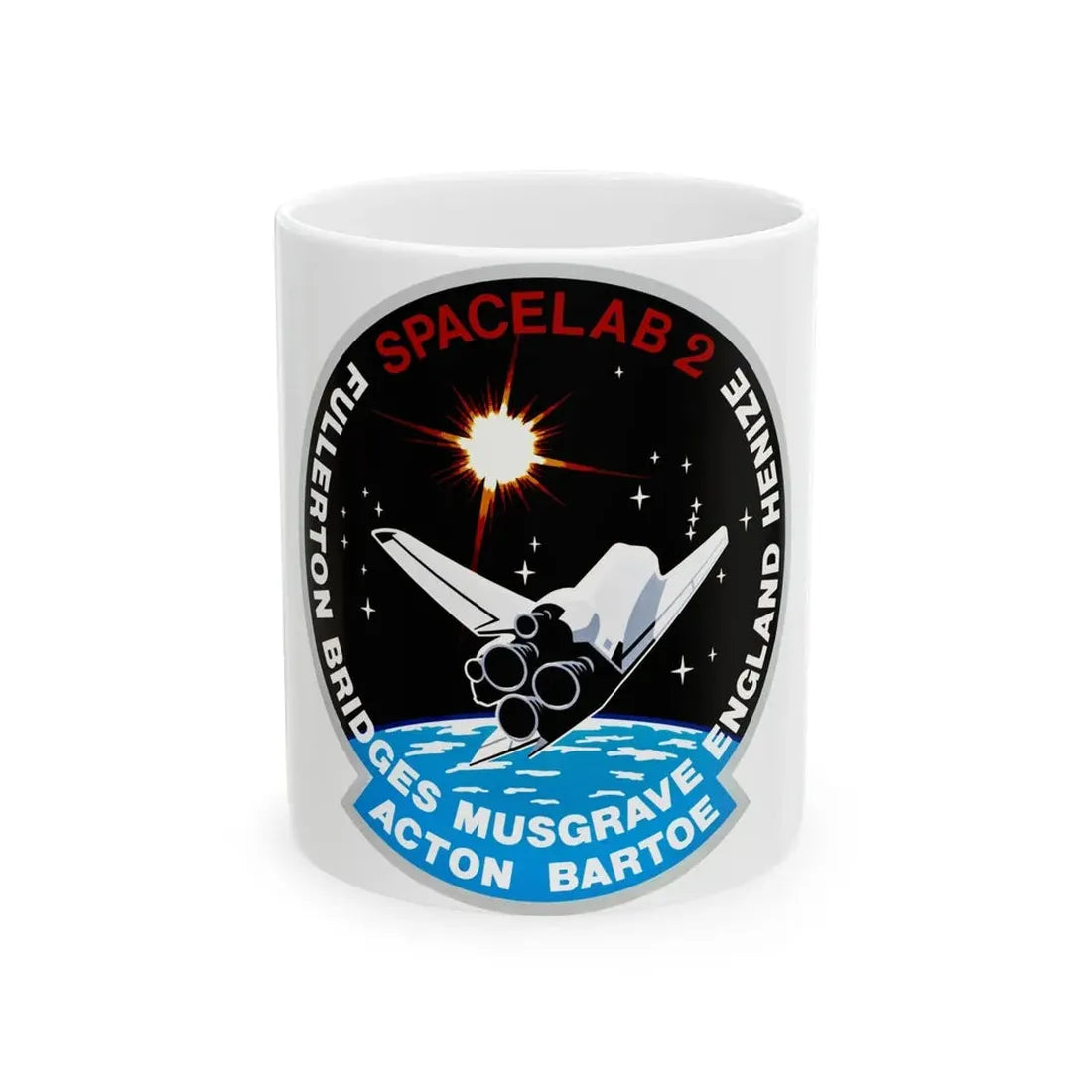 STS 51 f (NASA) White Coffee Mug 11oz - Go Mug Yourself