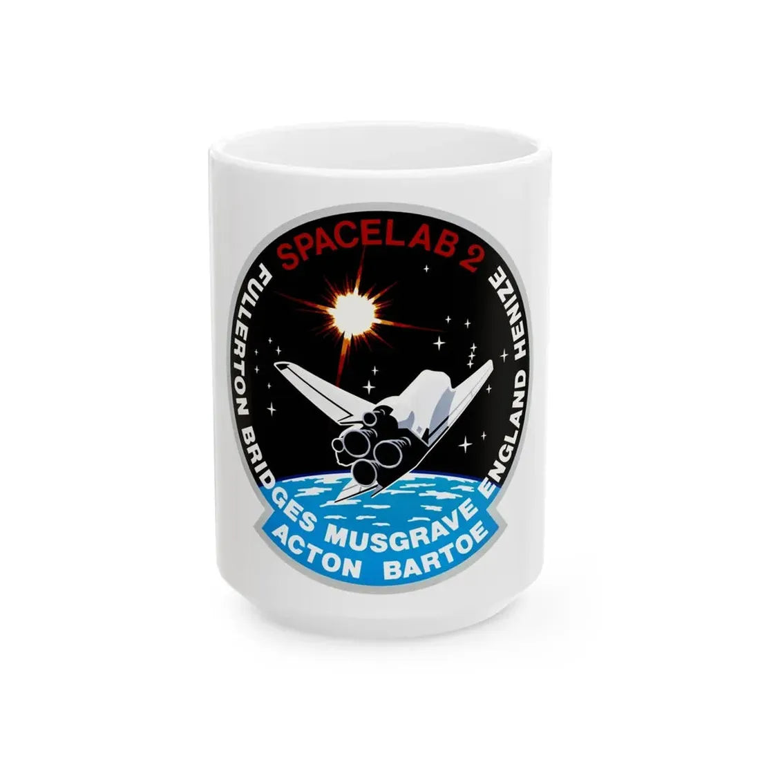 STS 51 f (NASA) White Coffee Mug 15oz - Go Mug Yourself