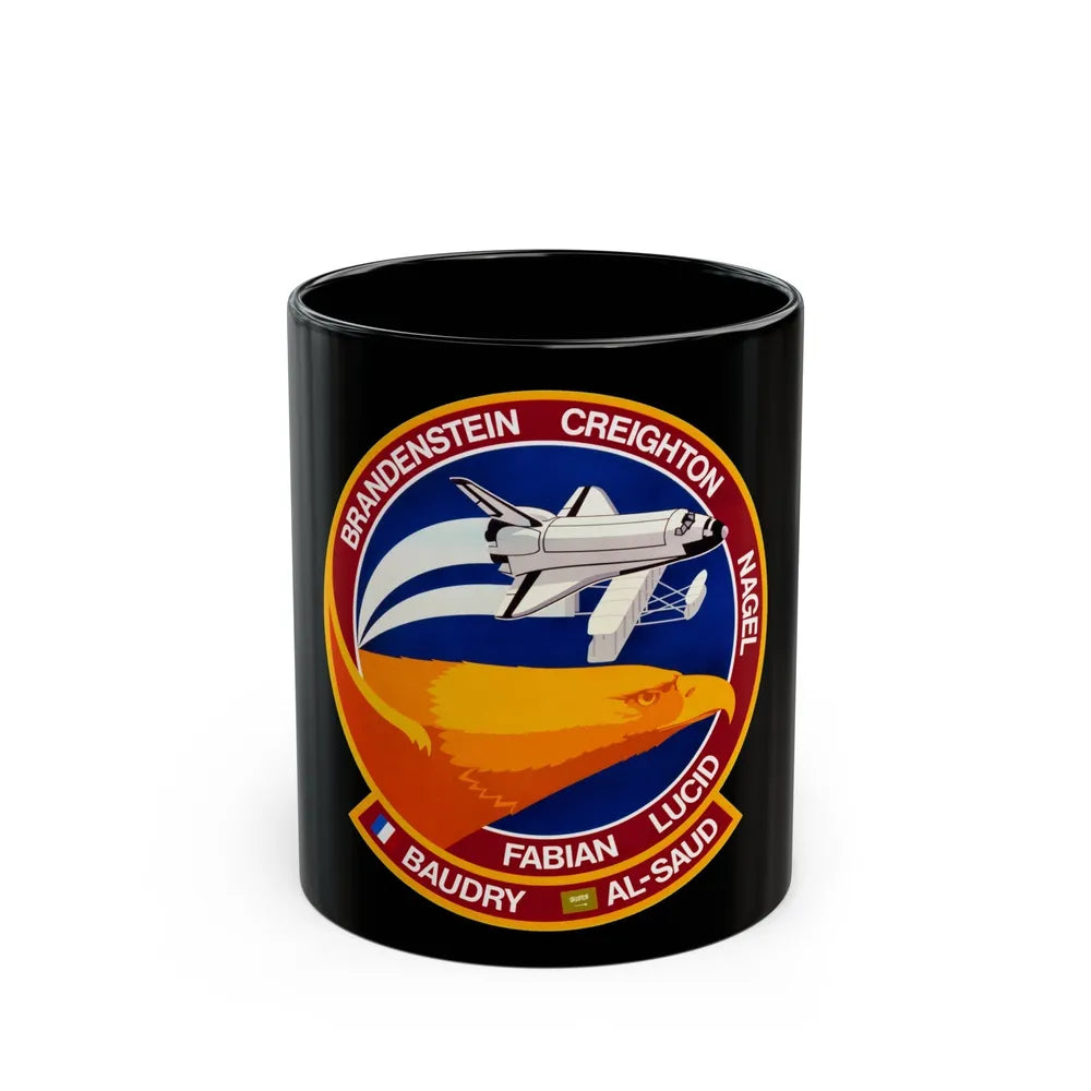 STS 51 g (NASA) Black Coffee Mug-11oz-Go Mug Yourself