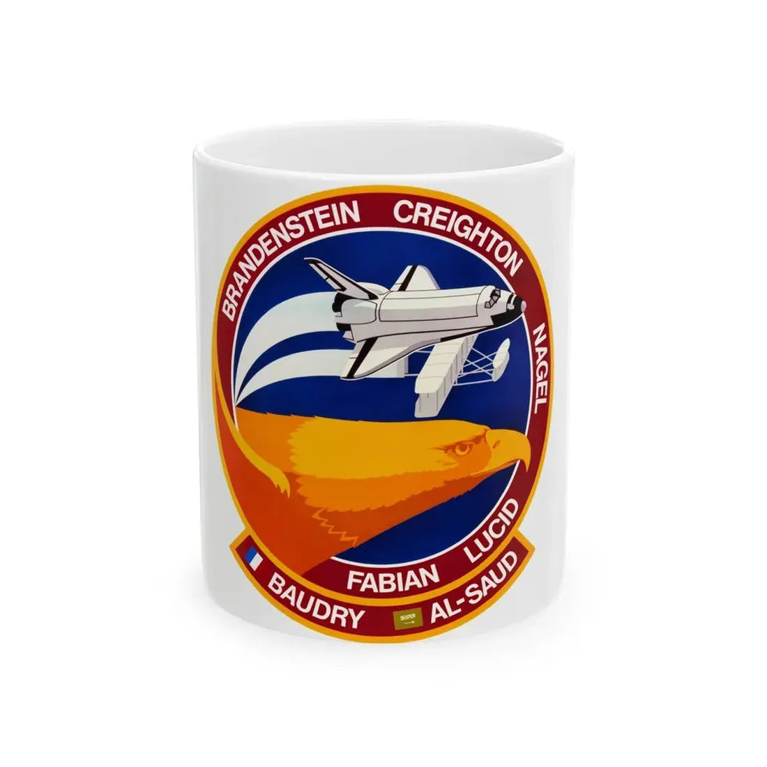 STS 51 g (NASA) White Coffee Mug 11oz - Go Mug Yourself