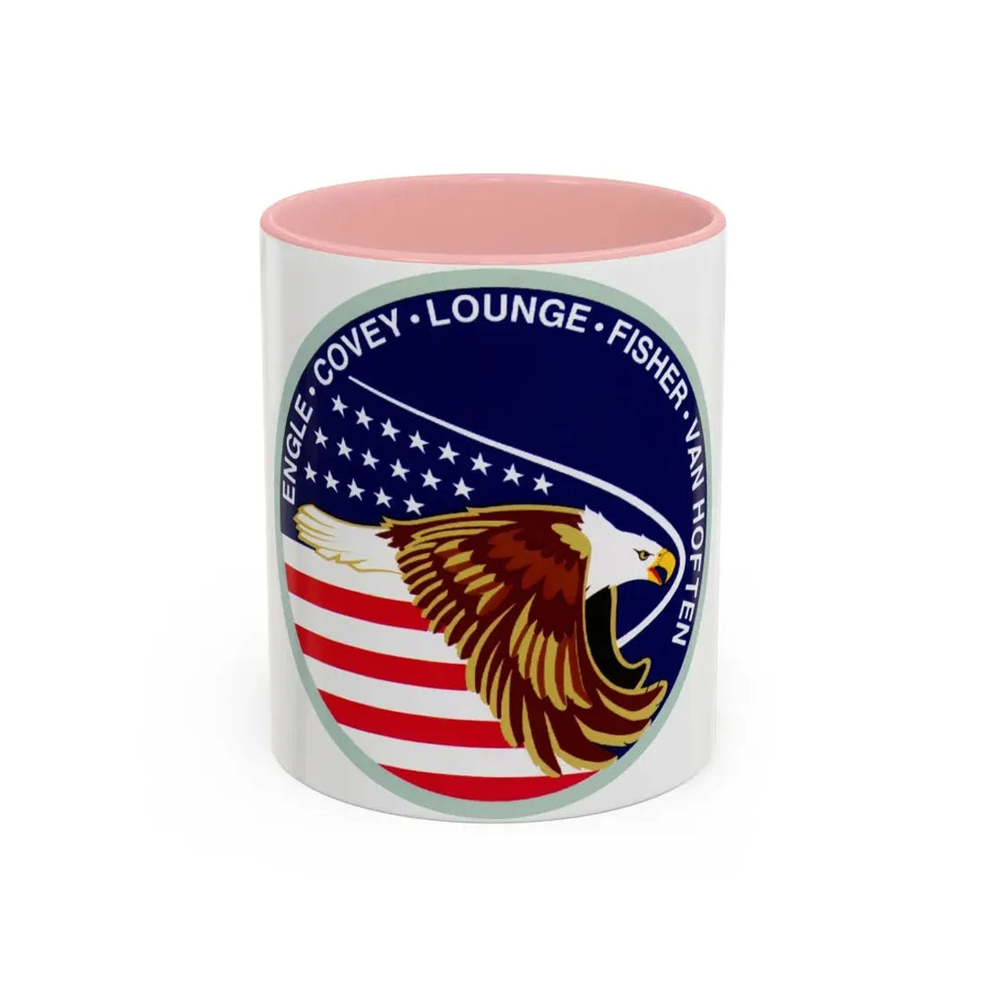 STS 51 i (NASA) Accent Coffee Mug 11oz Pink - Go Mug Yourself