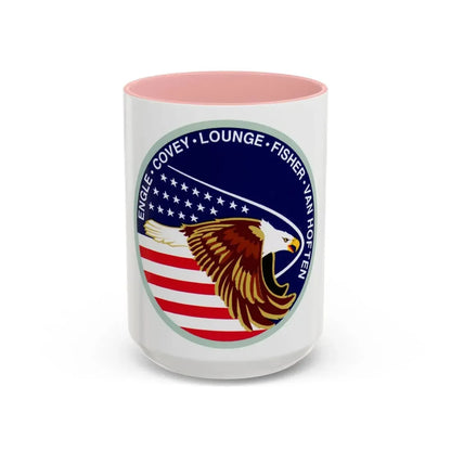 STS 51 i (NASA) Accent Coffee Mug 15oz Pink - Go Mug Yourself