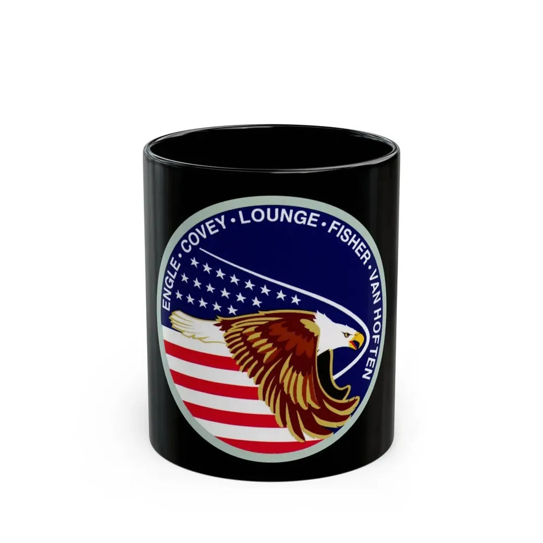 STS 51 i (NASA) Black Coffee Mug 11oz - Go Mug Yourself