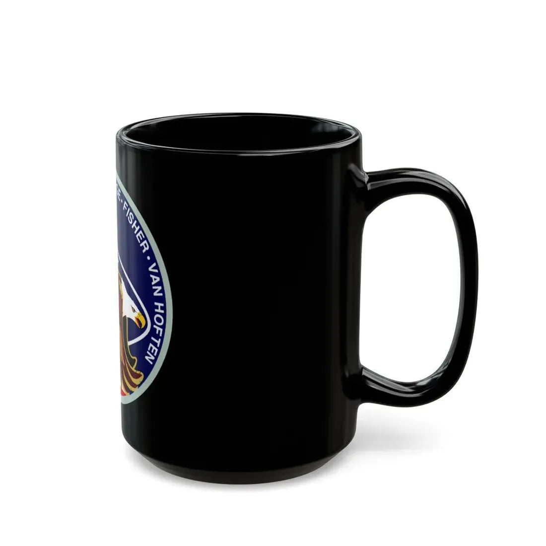 STS 51 i (NASA) Black Coffee Mug - Go Mug Yourself
