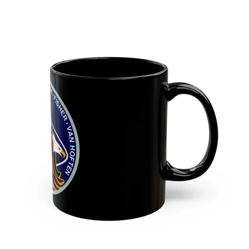 STS 51 i (NASA) Black Coffee Mug-Go Mug Yourself