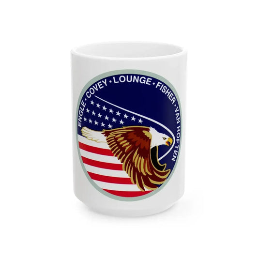 STS 51 i (NASA) White Coffee Mug 15oz - Go Mug Yourself