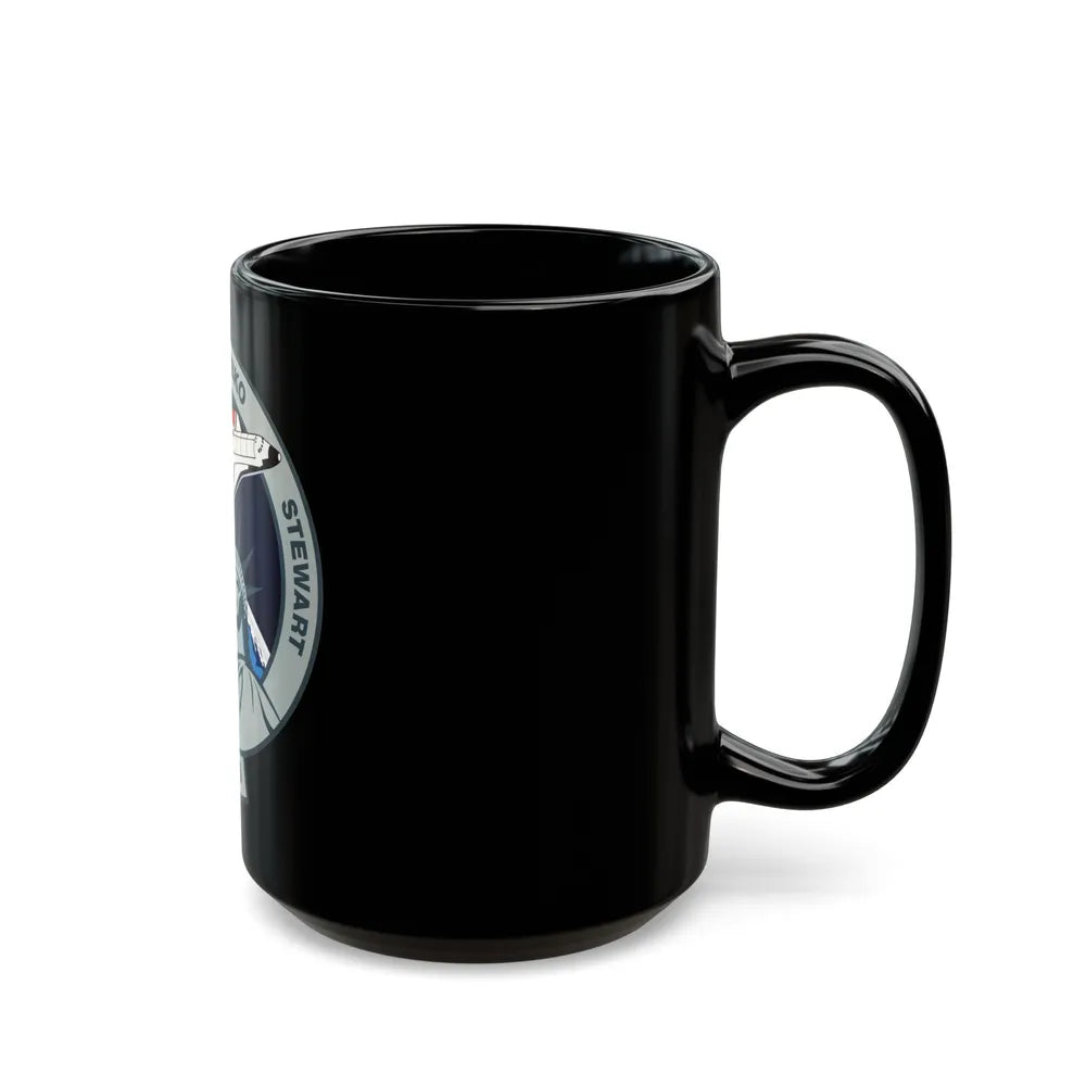 STS 51 j (NASA) Black Coffee Mug-Go Mug Yourself