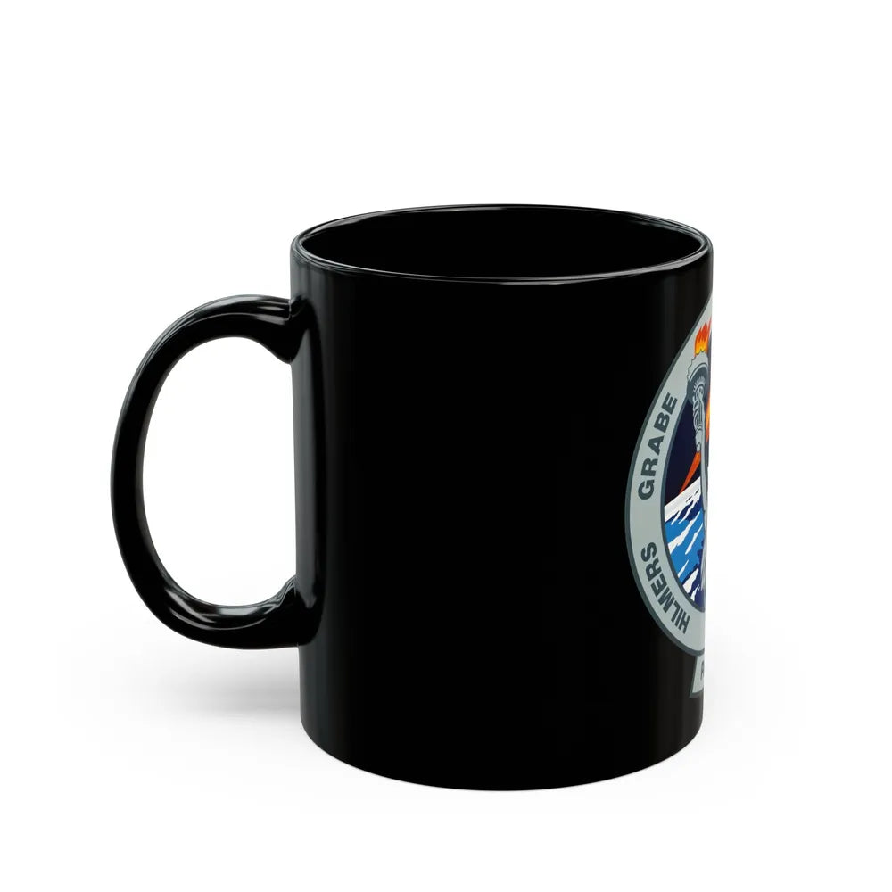 STS 51 j (NASA) Black Coffee Mug-Go Mug Yourself