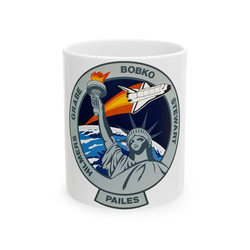 STS 51 j (NASA) White Coffee Mug-11oz-Go Mug Yourself