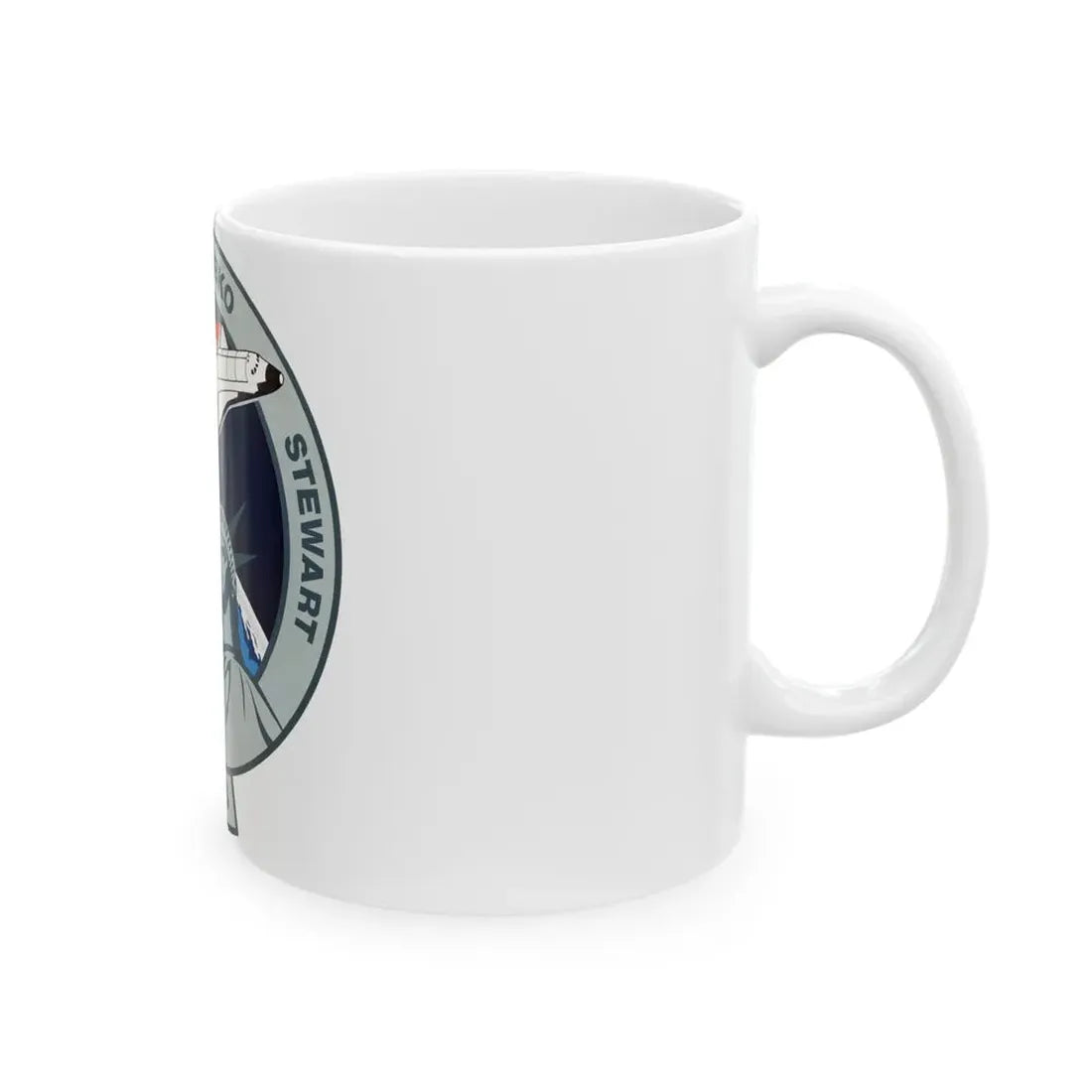 STS 51 j (NASA) White Coffee Mug - Go Mug Yourself