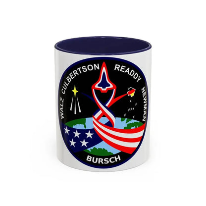 STS 51 L (NASA) Accent Coffee Mug 11oz Navy - Go Mug Yourself