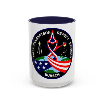 STS 51 L (NASA) Accent Coffee Mug 15oz Navy - Go Mug Yourself