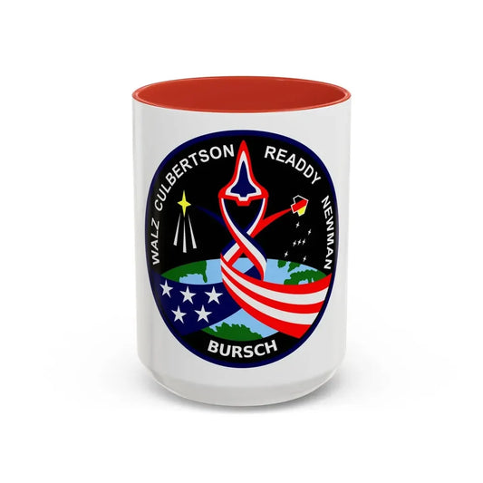 STS 51 L (NASA) Accent Coffee Mug 15oz Red - Go Mug Yourself