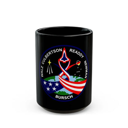 STS 51 L (NASA) Black Coffee Mug-15oz-Go Mug Yourself