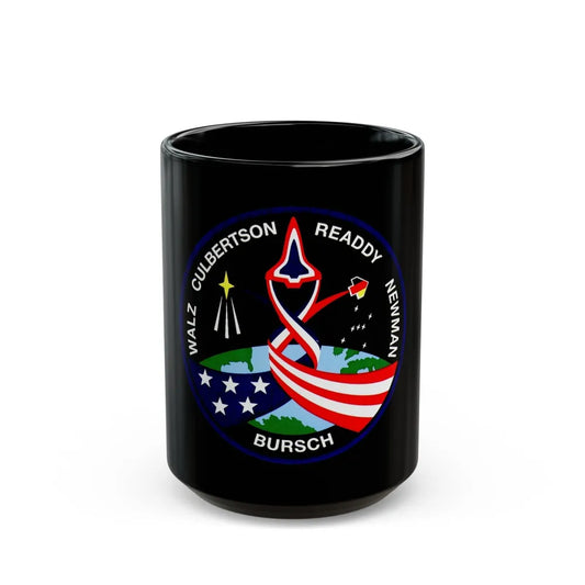 STS 51 (NASA) Black Coffee Mug-15oz-Go Mug Yourself