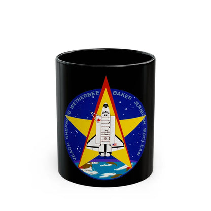 STS 52 (NASA) Black Coffee Mug-11oz-Go Mug Yourself