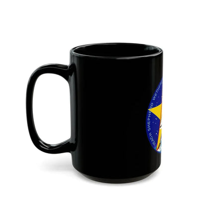 STS 52 (NASA) Black Coffee Mug - Go Mug Yourself