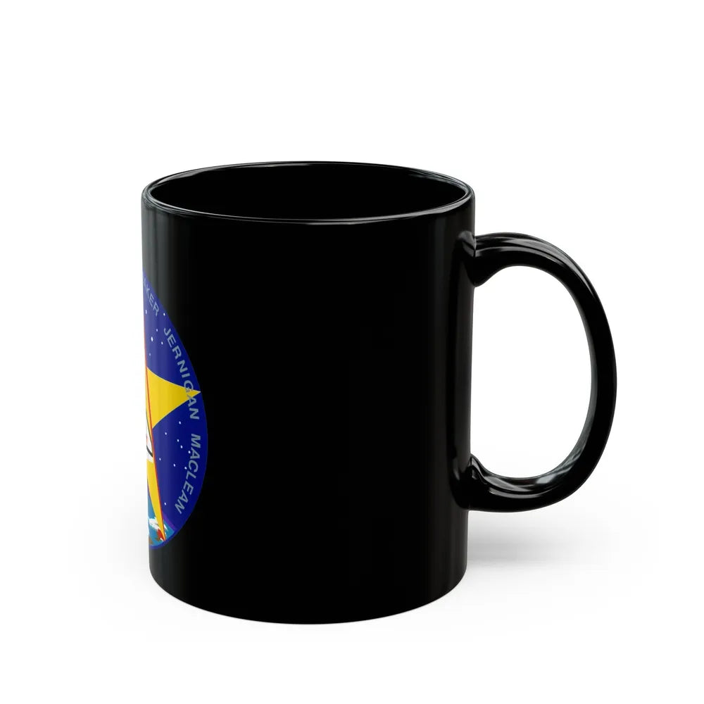 STS 52 (NASA) Black Coffee Mug-Go Mug Yourself