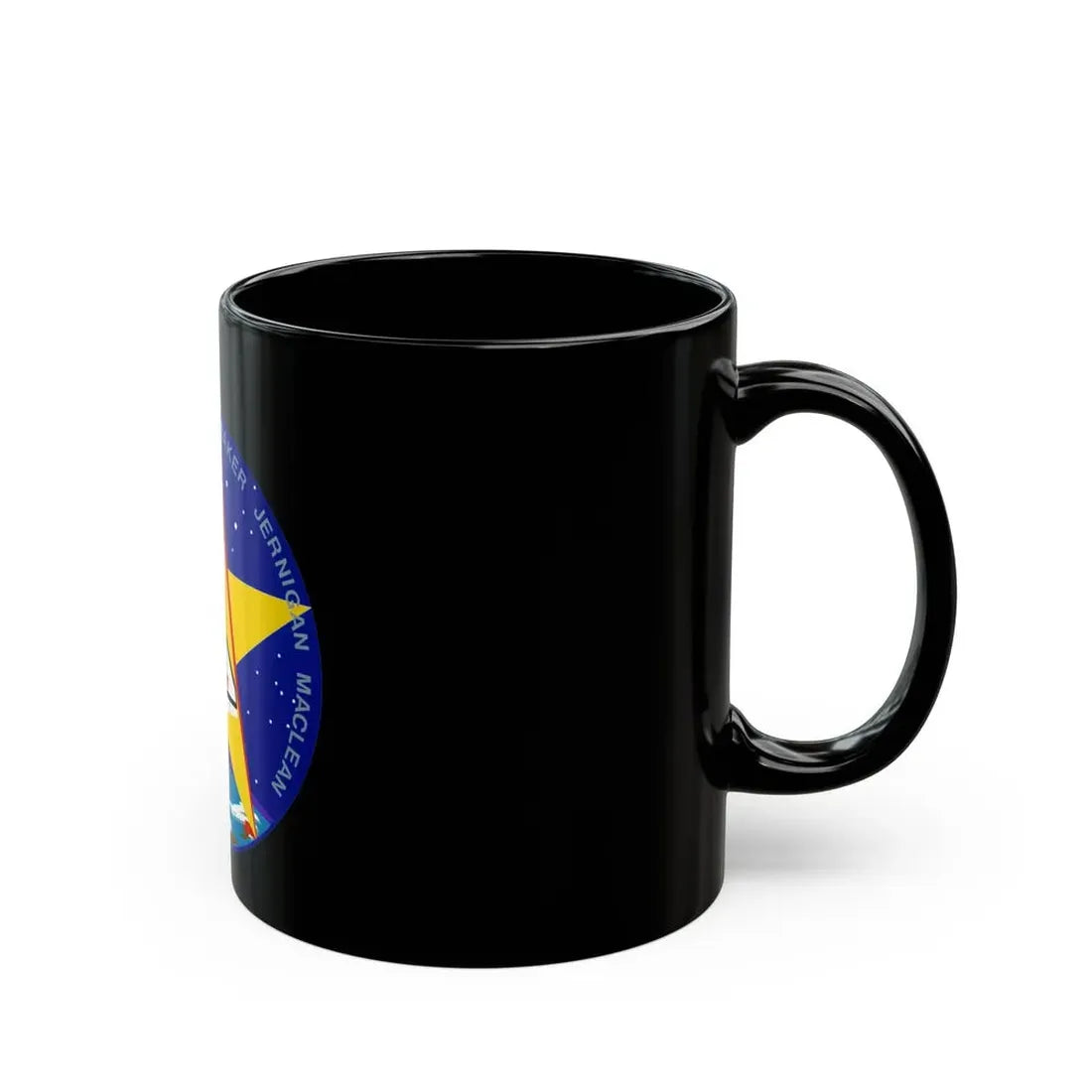 STS 52 (NASA) Black Coffee Mug - Go Mug Yourself