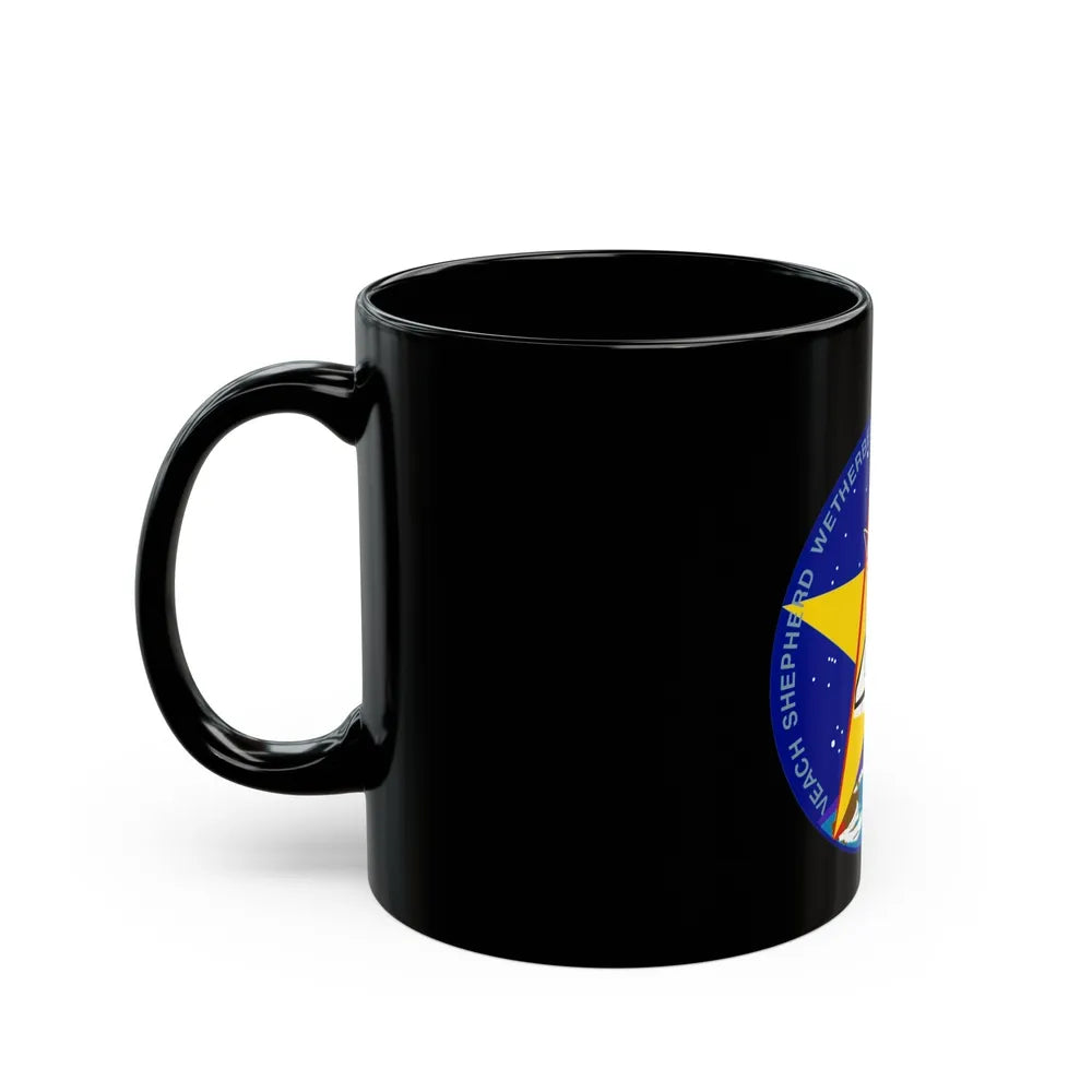 STS 52 (NASA) Black Coffee Mug-Go Mug Yourself