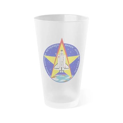 STS 52 (NASA) Frosted Pint Glass 16oz Default Title - Go Mug Yourself