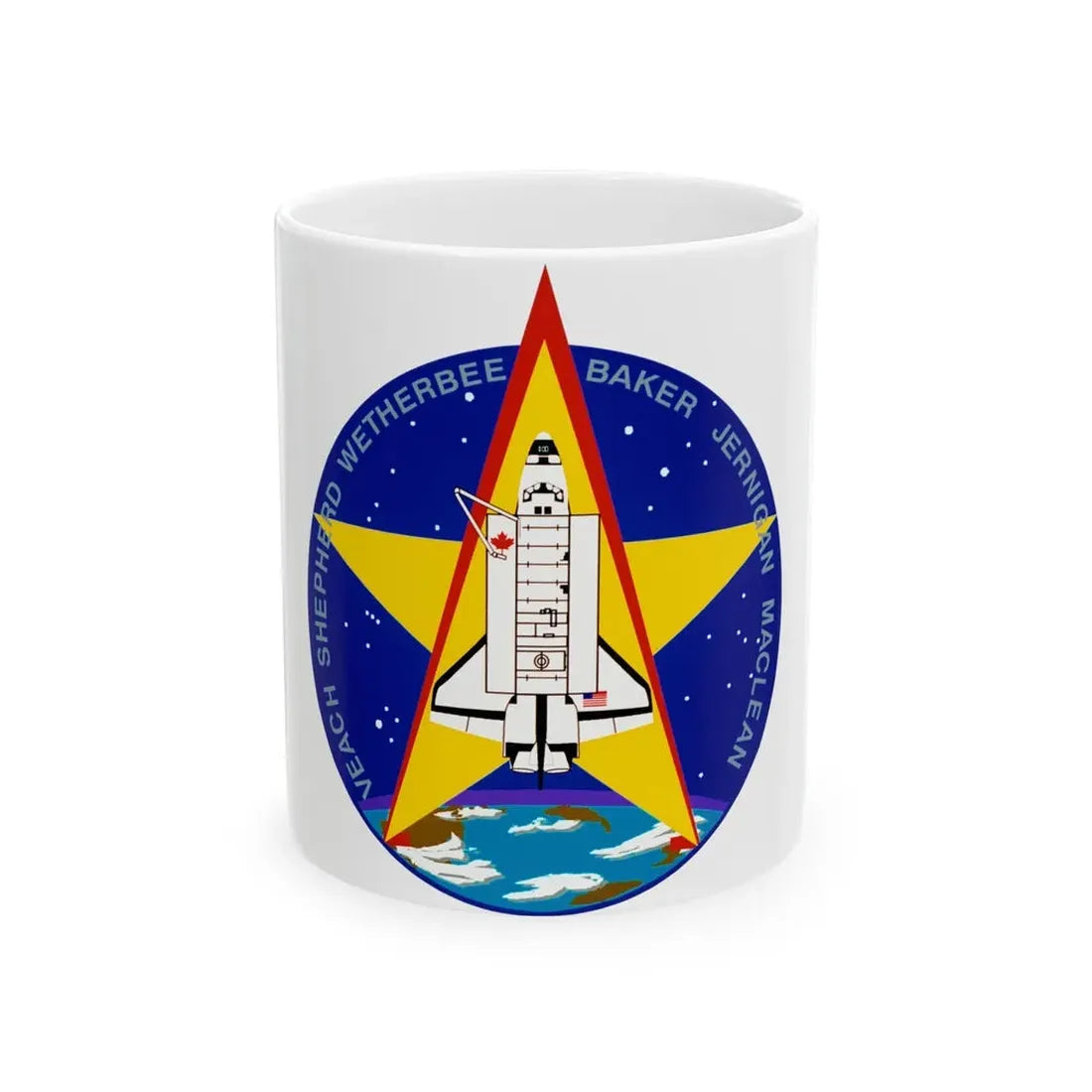 STS 52 (NASA) White Coffee Mug 11oz - Go Mug Yourself