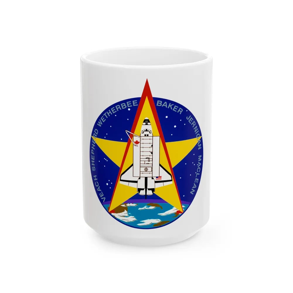 STS 52 (NASA) White Coffee Mug-15oz-Go Mug Yourself