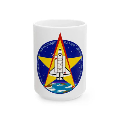 STS 52 (NASA) White Coffee Mug 15oz - Go Mug Yourself