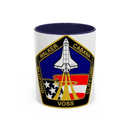 STS 53 (NASA) Accent Coffee Mug 11oz Navy - Go Mug Yourself