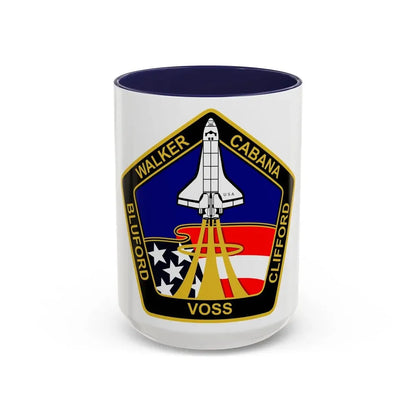 STS 53 (NASA) Accent Coffee Mug 15oz Navy - Go Mug Yourself