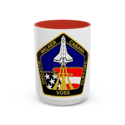 STS 53 (NASA) Accent Coffee Mug 15oz Red - Go Mug Yourself