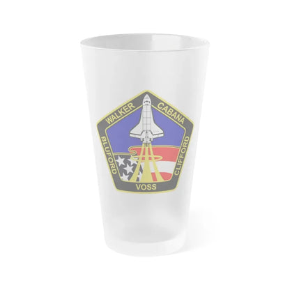 STS 53 (NASA) Frosted Pint Glass 16oz Default Title - Go Mug Yourself