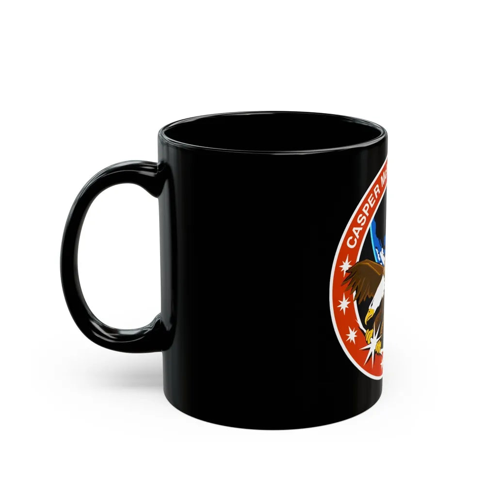 STS 54 (NASA) Black Coffee Mug-Go Mug Yourself