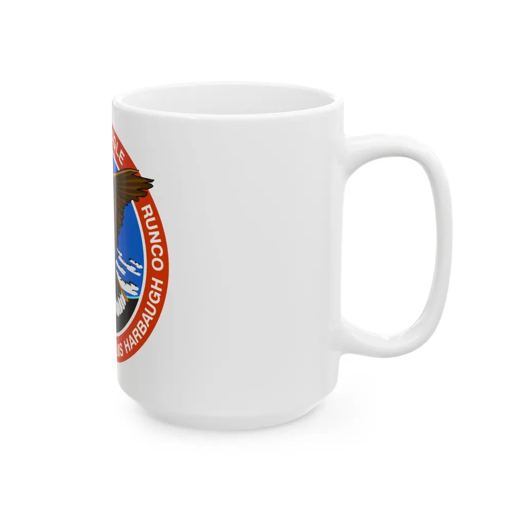 STS 54 (NASA) White Coffee Mug-Go Mug Yourself