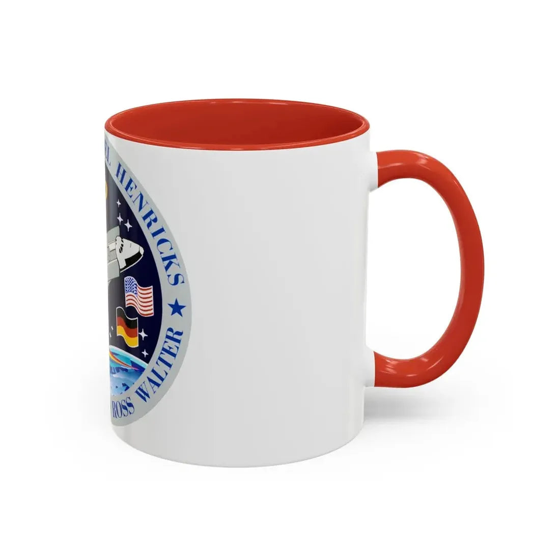 STS 55 (NASA) Accent Coffee Mug - Go Mug Yourself