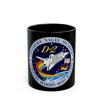 STS 55 (NASA) Black Coffee Mug 11oz - Go Mug Yourself