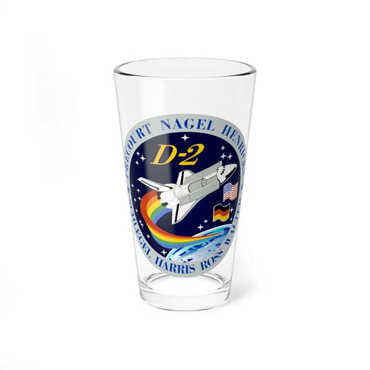 STS 55 (NASA) Pint Glass 16oz 16oz - Go Mug Yourself