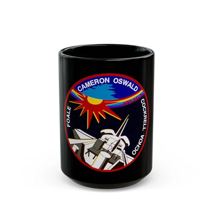 STS 56 (NASA) Black Coffee Mug-15oz-Go Mug Yourself