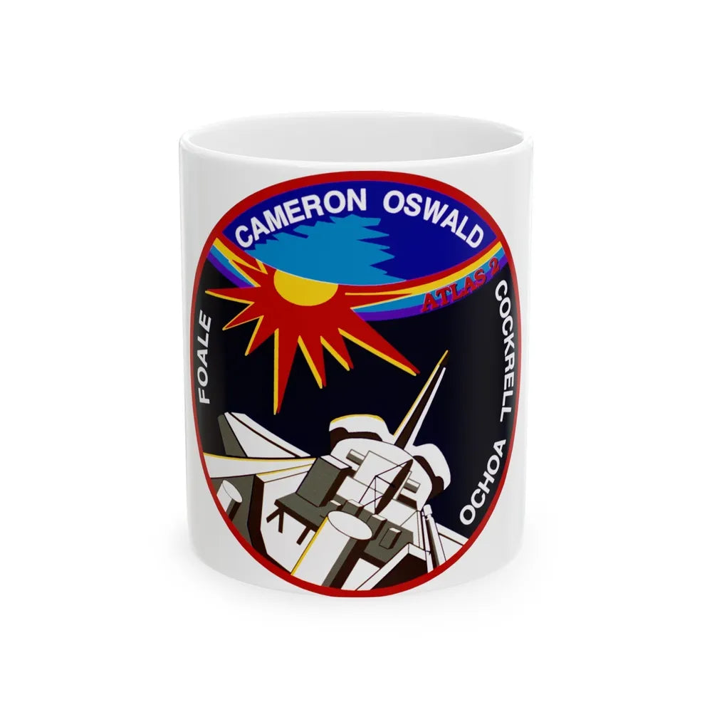 STS 56 (NASA) White Coffee Mug-11oz-Go Mug Yourself