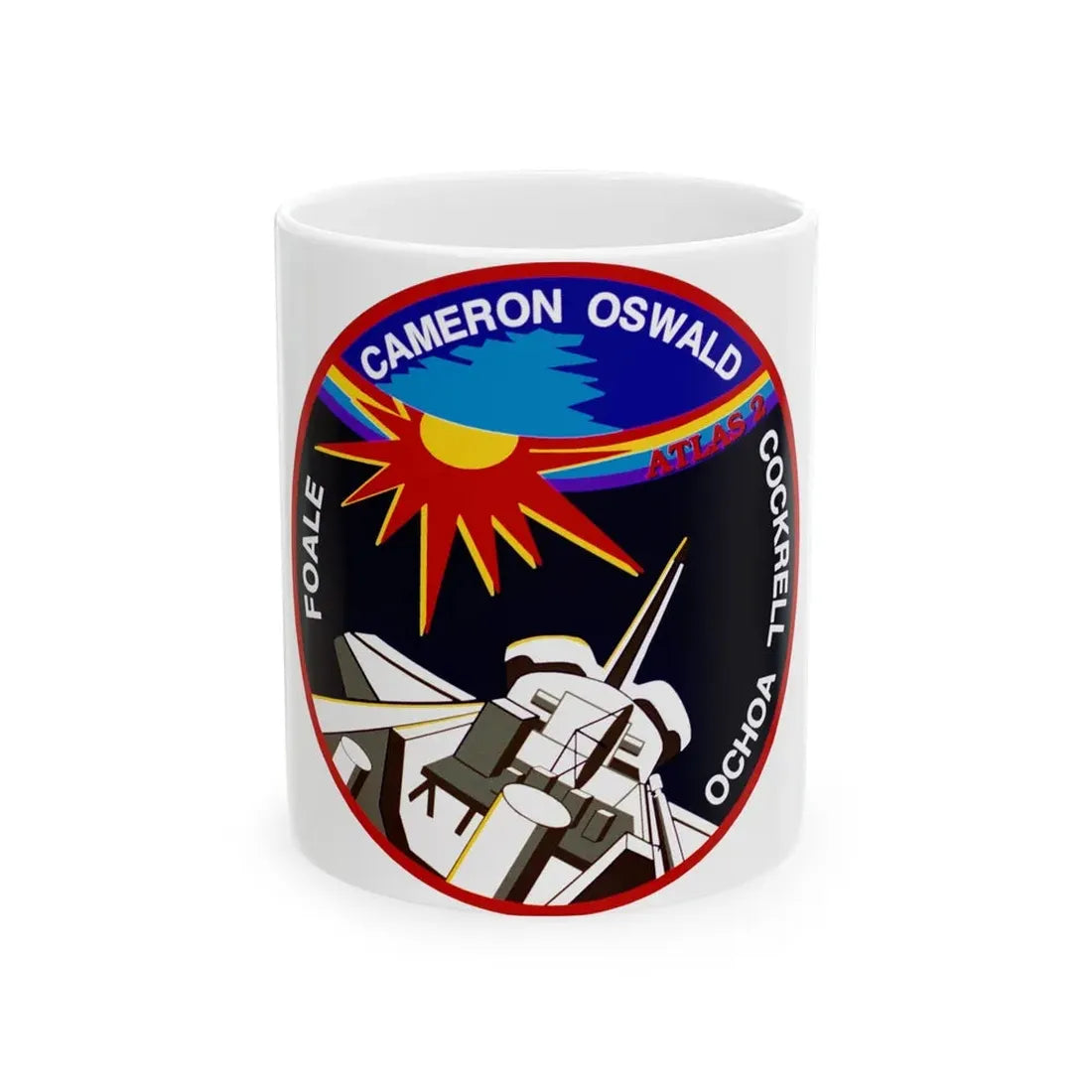 STS 56 (NASA) White Coffee Mug 11oz - Go Mug Yourself