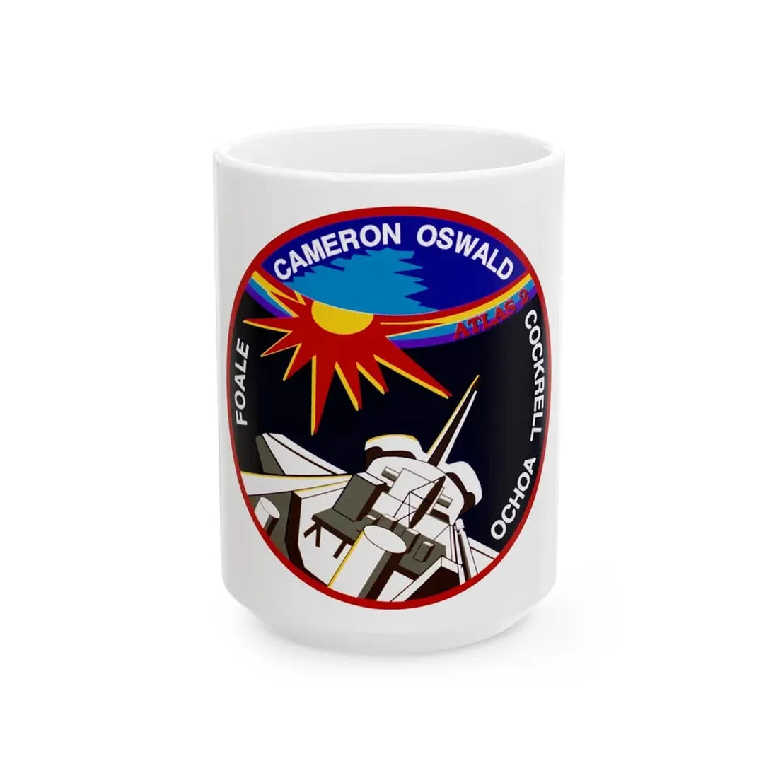 STS 56 (NASA) White Coffee Mug 15oz - Go Mug Yourself