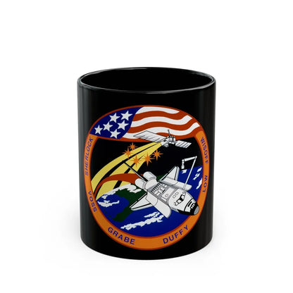 STS 57 (NASA) Black Coffee Mug-11oz-Go Mug Yourself