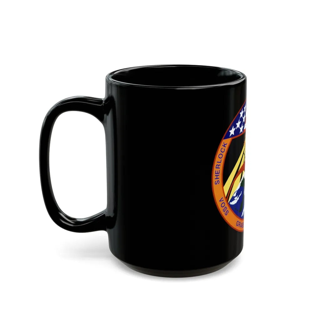 STS 57 (NASA) Black Coffee Mug-Go Mug Yourself