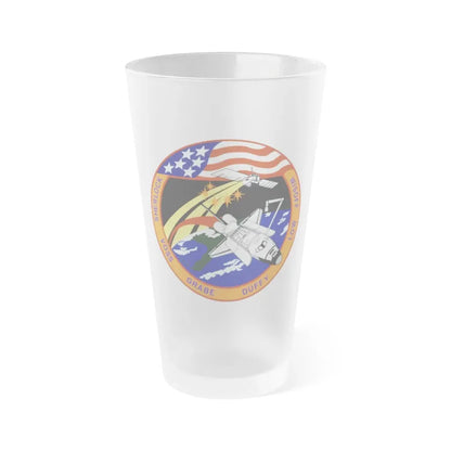 STS 57 (NASA) Frosted Pint Glass 16oz Default Title - Go Mug Yourself