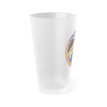 STS 57 (NASA) Frosted Pint Glass 16oz-Go Mug Yourself