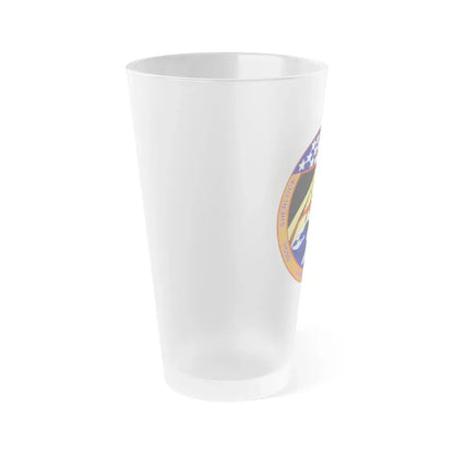 STS 57 (NASA) Frosted Pint Glass 16oz - Go Mug Yourself